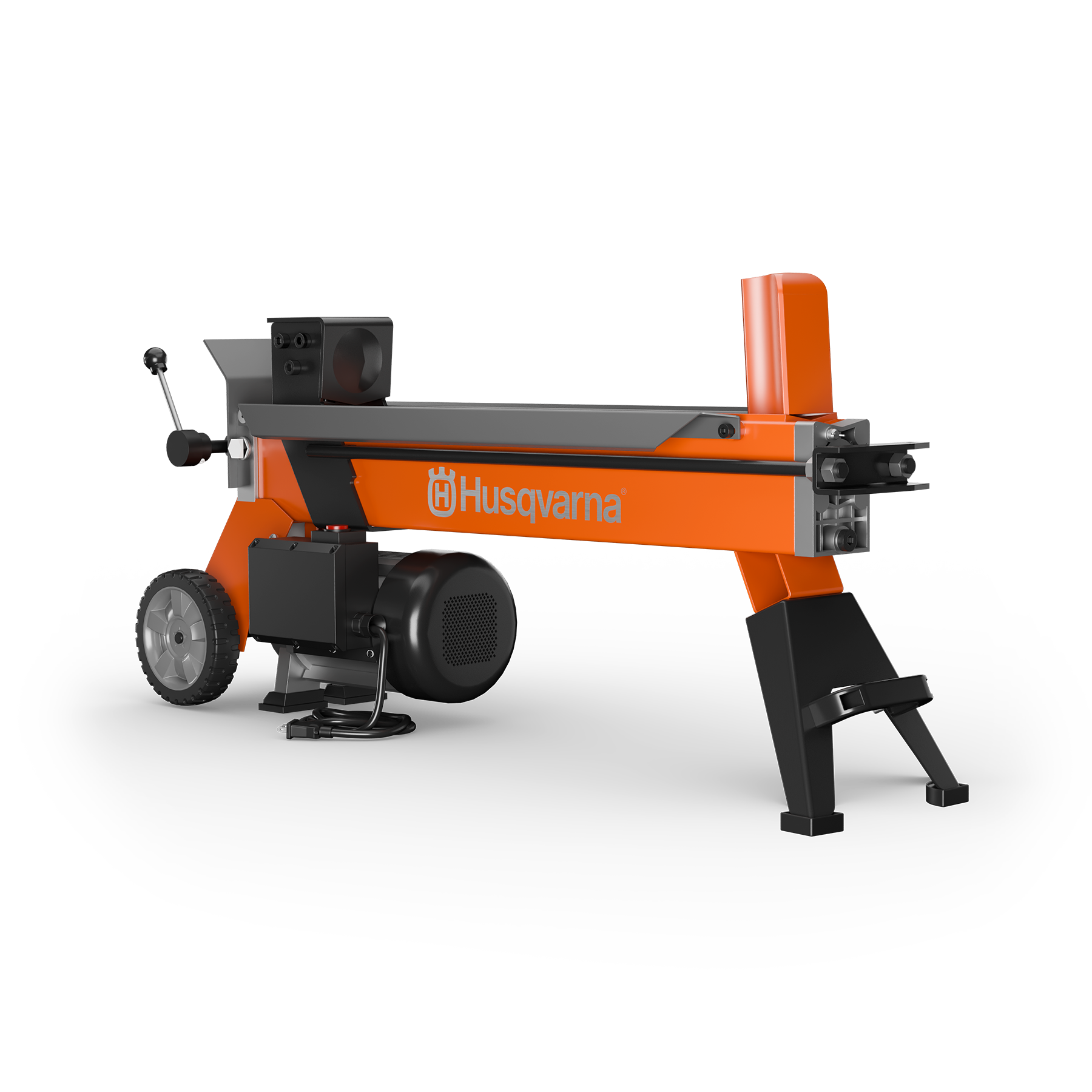 066004 Husqvarna log splitter front angle view