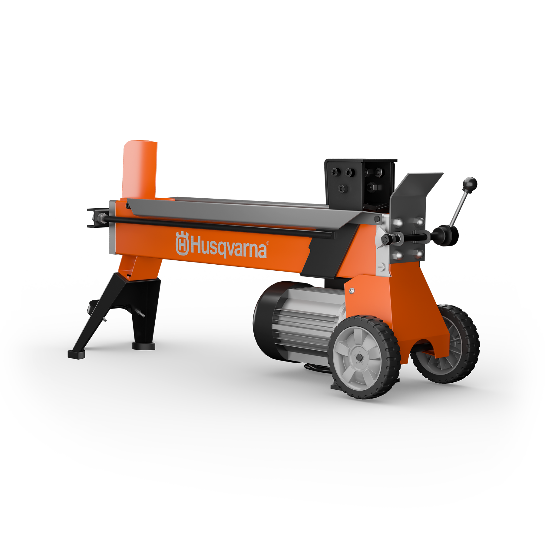 066004 Husqvarna log splitter back angle view
