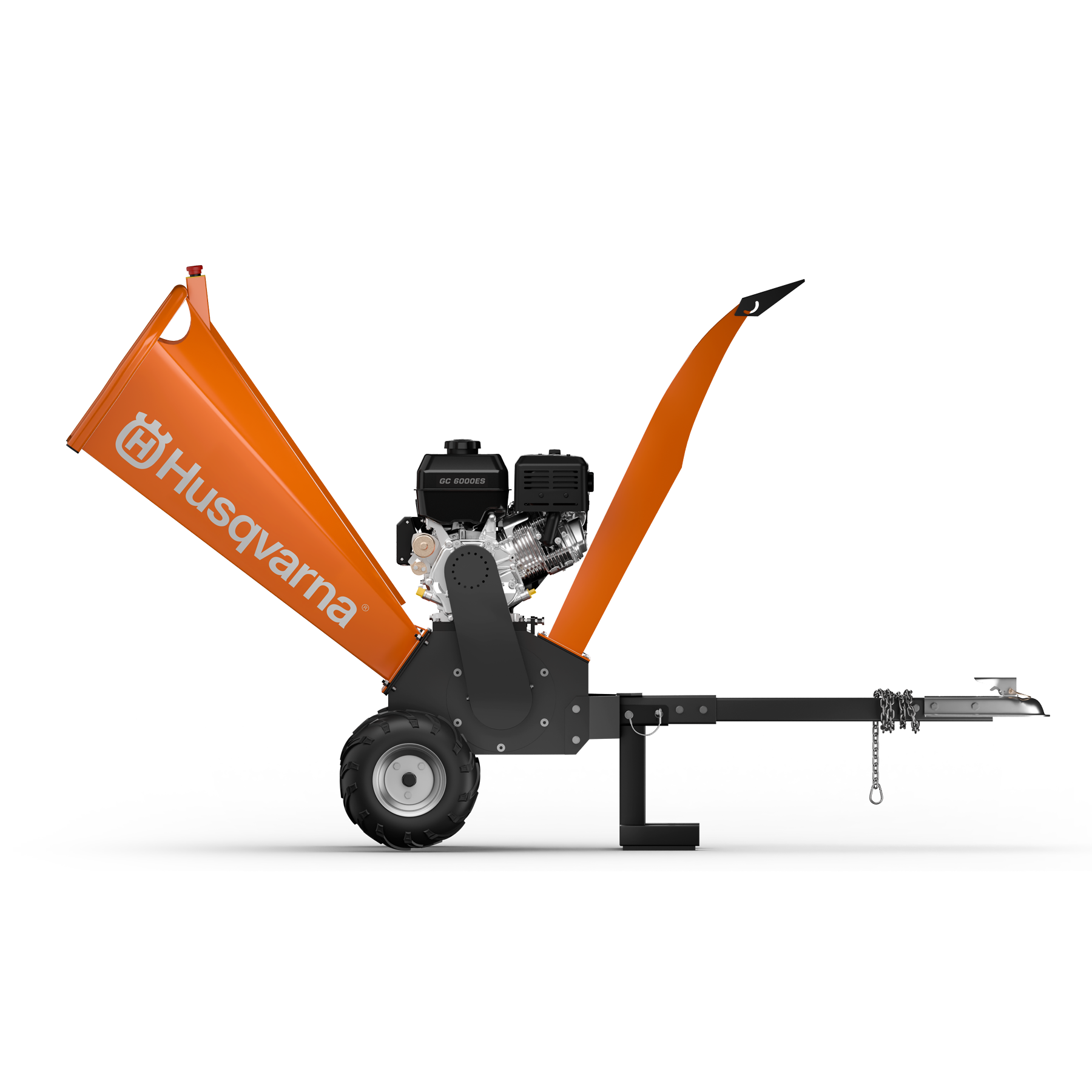 066006 Husqvarna wood chipper side view