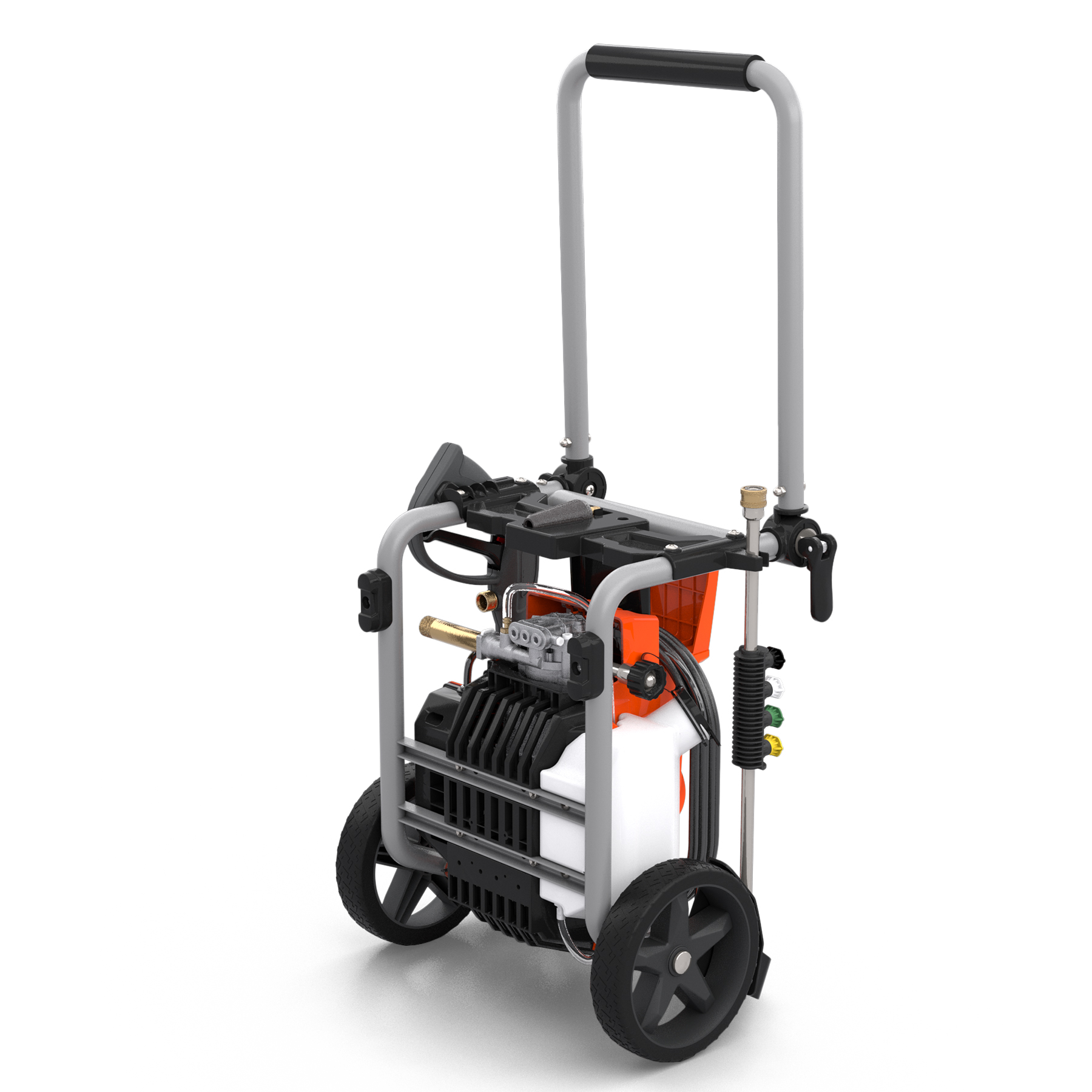 022006 Husqvarna pressure washer back angle view