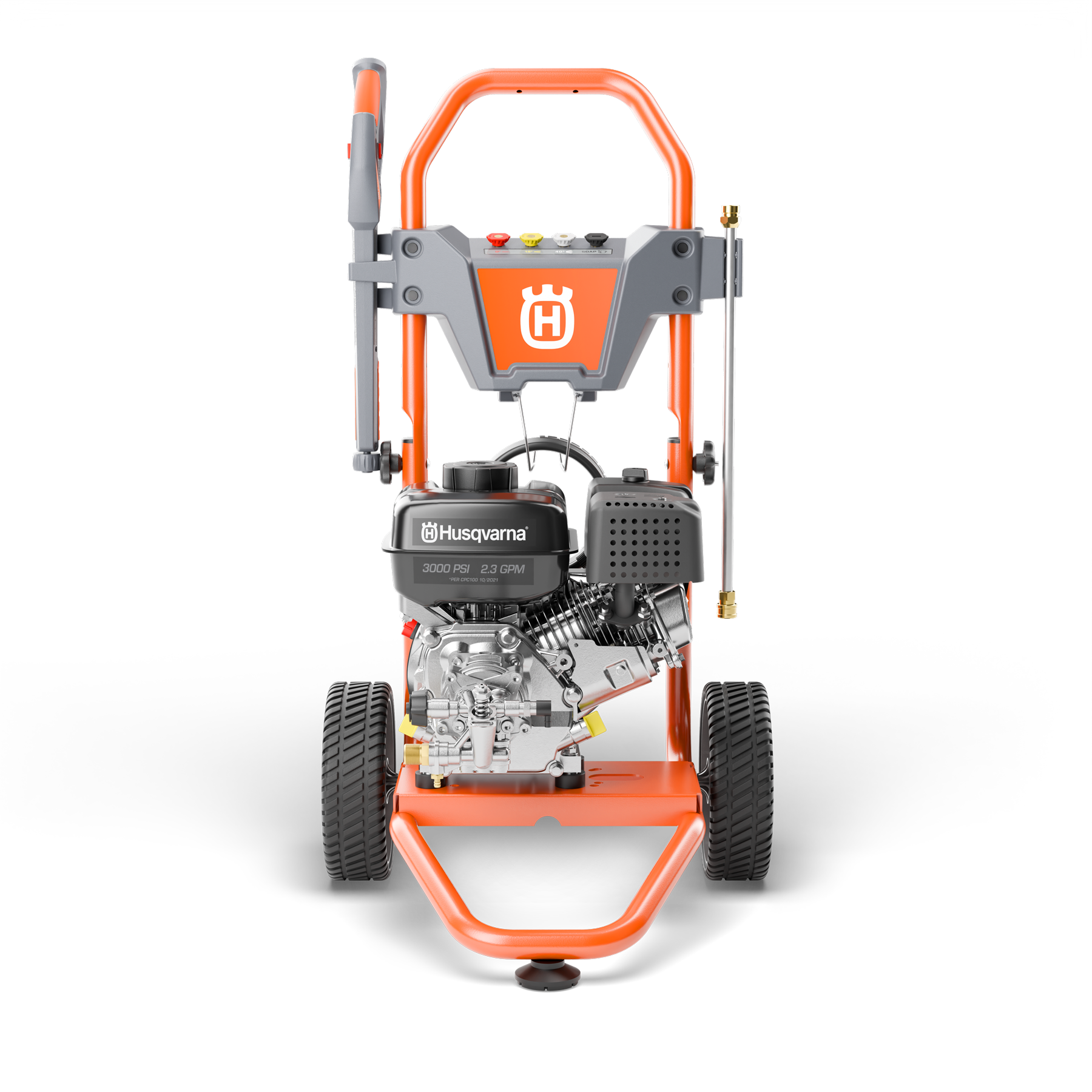 022012 Husqvarna pressure washer front view