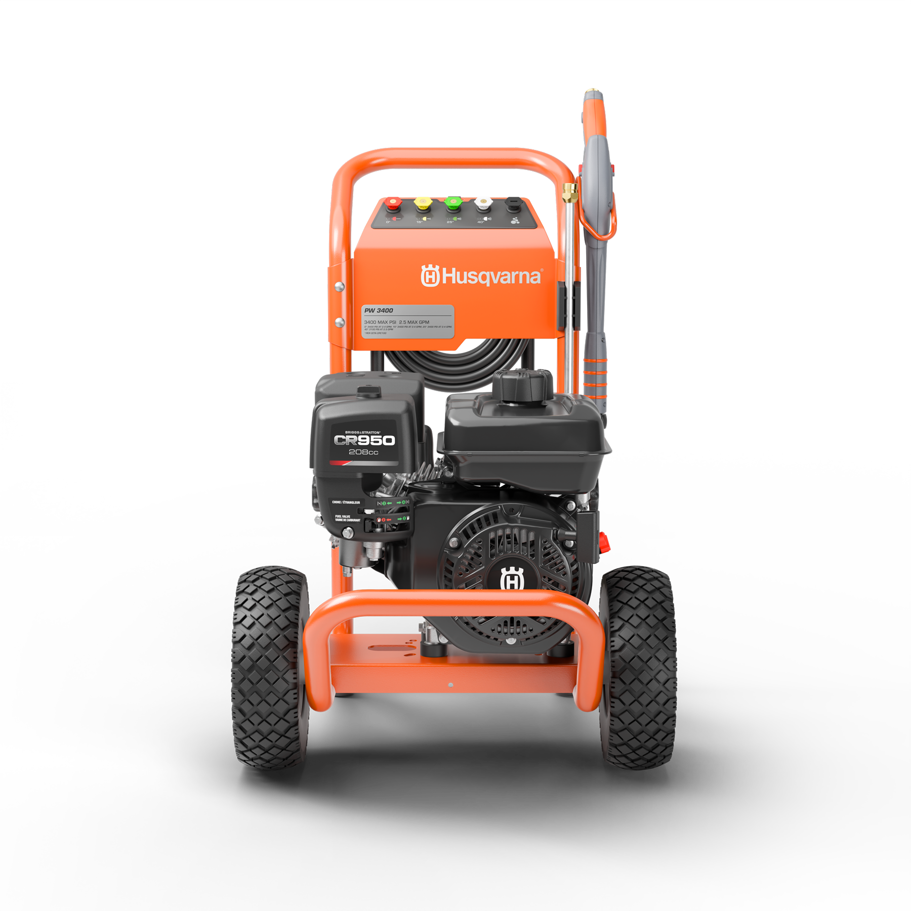 022016 Husqvarna pressure washer front view