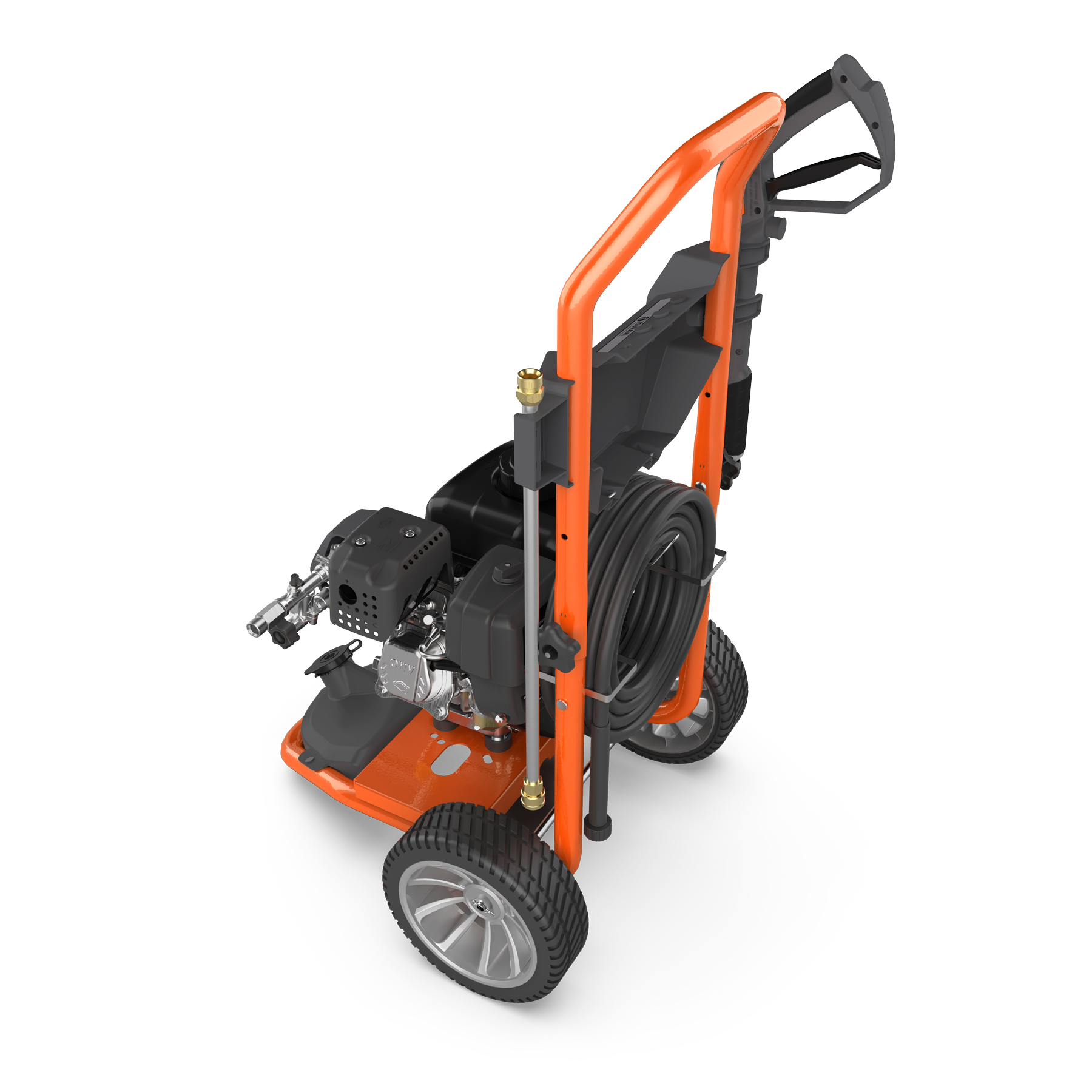 022049 Husqvarna pressure washer back angle view
